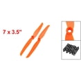 thumbnail image 4 of 4pcs 7035 2- RC Airplane CCW Propeller 4-axis X-axis Aircraft Orange, 4 of 5