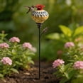 thumbnail image 4 of Hummingbird Feeder, Hummingbird Feeders for Outdoors with Garden Stake, 23.62 Inch Decorative Resin Hummingbird Feeder Stand for Yard Lawn Flower Bed and Garden, 4 of 6