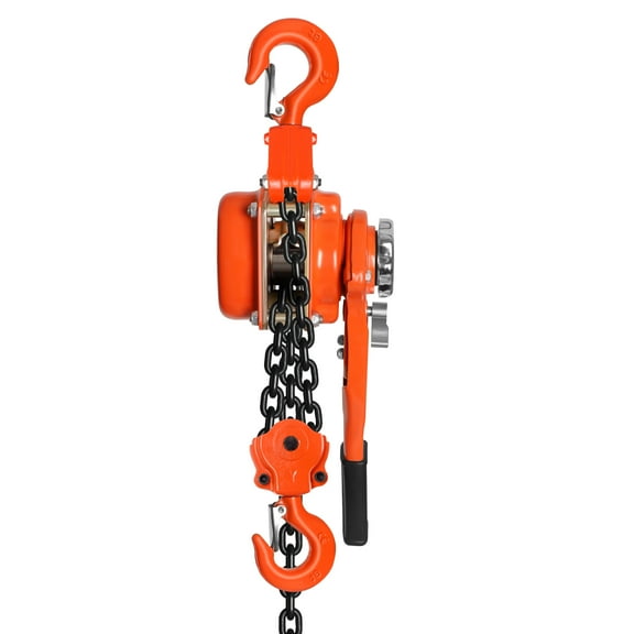 Manual Lever Chain Hoist, 6 Ton 13200 lbs Capacity 20 FT Come Along, G80 Galvanized Carbon Steel with Weston Double-Pawl Brake, Auto Chain Leading & 360° Rotation Hook, for Garage Factory Dock