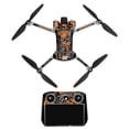 thumbnail image 3 of Juego de pegatinas para drones, pegatinas impermeables compatibles con DJI Mini 3 Pro Drone y control remoto, pegatinas con patrones 3D, accesorios de protección, 3 of 8
