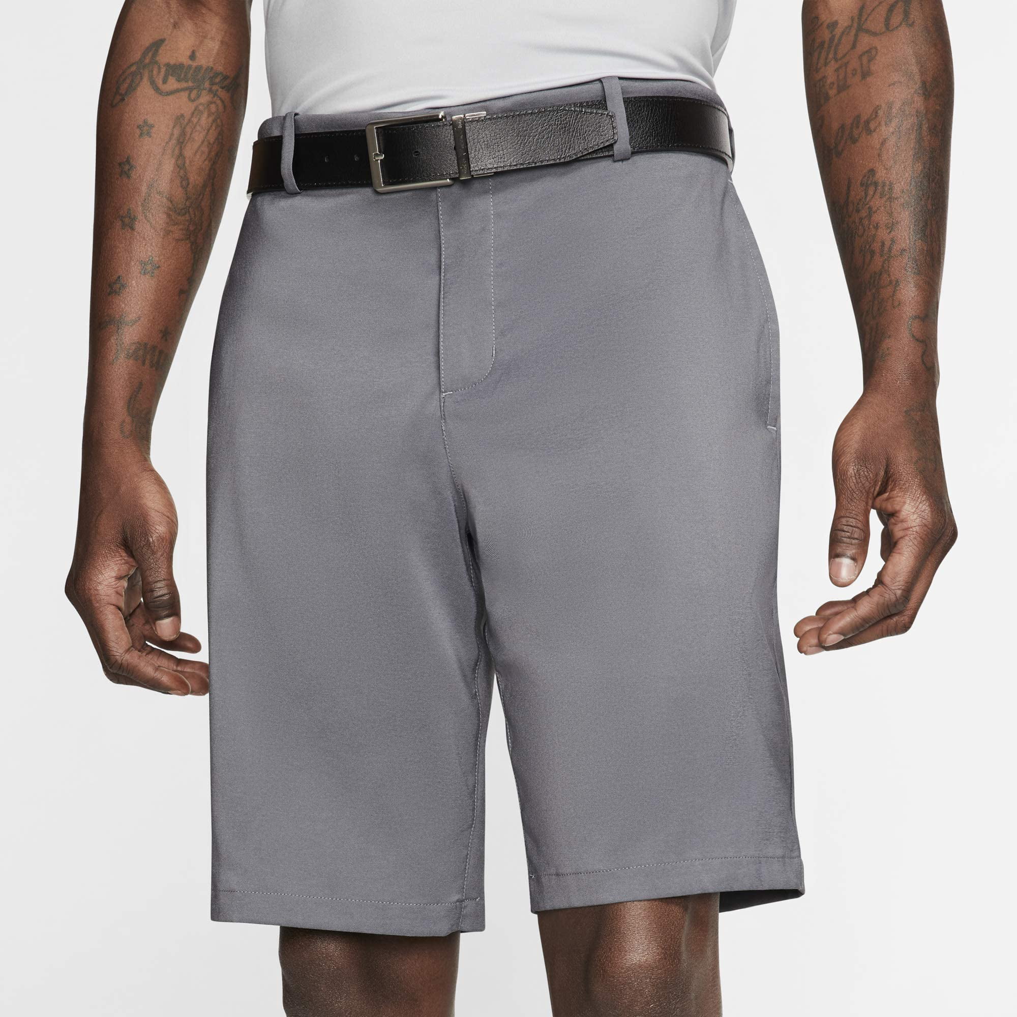 Nike Mens Core Flex Shorts, Dri-FIT Mens Golf Shorts with Sweat-Wicking Fabric, Dark Grey/Dark Grey, 36 | Walmart