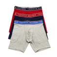 thumbnail image 2 of Tommy Hilfiger Mens 3-Pack Cotton Stretch Boxer Brief Evening Blu Large, 2 of 4