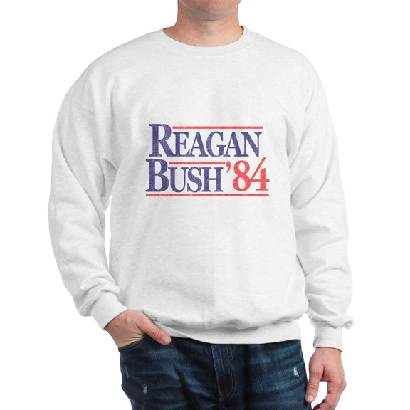 CafePress - Reagan Bush '84 Sweatshirt - Crew Neck Sweatshirt