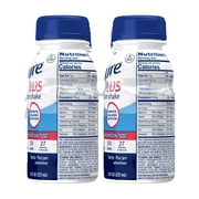 Ensure Plus Meal Replacement Nutrition Shake, Butter Pecan, 16g Protein, 8 fl oz - 24 Pack