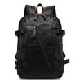 thumbnail image 1 of LHSHID Men's Fashion Backpack & Travel Bags Men PU Patent Leather school bag Western College Style school Backpacks Mochila escolar, 1 of 6