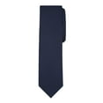 thumbnail image 2 of Jacob Alexander Boy's Regular Self Tie Prep Solid Color Necktie - Navy, 2 of 6