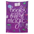 thumbnail image 3 of Ambesonne Book Tablecloth Rectangular Table Cover, Full of Magic Witchcraft, 60"x90", Multicolor, 3 of 4