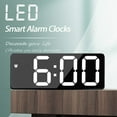 thumbnail image 3 of LED mirror alarm clock, digital alarm clock, LED digital alarm clock, voice control with power modes and snooze mode, office, full gift, 3 of 4