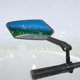thumbnail image 2 of Mountain Bike Rearview Mirror HD Flat 360 Degree Adjustable Handlebar Mirror Folding Bicycle Riding, 2 of 5