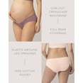 thumbnail image 5 of Kindred Bravely Under the Belly Bikini Maternity Underwear for Women and Postpartum Underwear 5 Pack (Assorted Pastels, 1X), 5 of 6