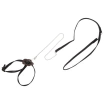 ELAYARD Reptile Leash Pet Harness Turtle Training Lead Rope Black for Pet Walking