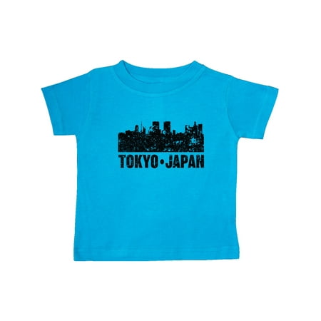 

Inktastic Tokyo Japan City Skyline with Grunge Gift Baby Boy or Baby Girl T-Shirt