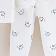 thumbnail image 7 of Gubotare Toddler Girl Pajamas Set Baby Girl Pajamas Toddler Bottom Pjs Nightgown Outfit 3 6 Months (White,3-6 Months), 7 of 7