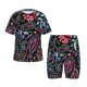 thumbnail image 1 of Balery Paisley Conjunto de Pijama Infantil de Manga Corta con Estampado – Ropa de Dormir de Algodón Suave-Medium, 1 of 6