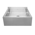 thumbnail image 2 of Whitehaus Whms2424 Noah's Wall Mounted Single Basin Stainless Steel Kitchen Sink -, 2 of 4