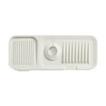 thumbnail image 6 of HomeLife Faucet Mat Fast Drying Stone Sink Tray Sink Protectors Splash Guard Silicone Draining Mat for Kitchen Bathroom Sink, 6 of 13