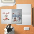 thumbnail image 4 of Hello Winter Ragdoll Football Snowman Welcome Snowy Morning 5x7in Folded Greeting Card Cat Lover Kitten Owner Gifts Idea Single Note Card with Envelope - 01012, 4 of 5