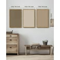 thumbnail image 6 of 16x24in Natural Framed Minimalist Abstract Framed Wall Art Modern Boho Neutral Line Wall Decor Geometric Artwork Kitchen Dining Room, 6 of 8