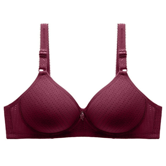 Dealovy Wireless Bras for Women Push up Full Coverage Adjustable Strap Breathable Comfy Everyday Bra