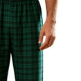 thumbnail image 7 of Xuniizn Mens Pajama Pants, Lightweight Plaid Print Elastic Waistband Drawstring Casual Home Pajamas, Breathable Soft Comfy Sleep Pants, 7 of 7