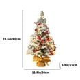 thumbnail image 3 of Hwkond Arbol De Navidad Christmas Mini Small Christmas Tree Ornaments New 60cm Desktop Green Flocking Christmas Decorations Christmas Tree, 3 of 6