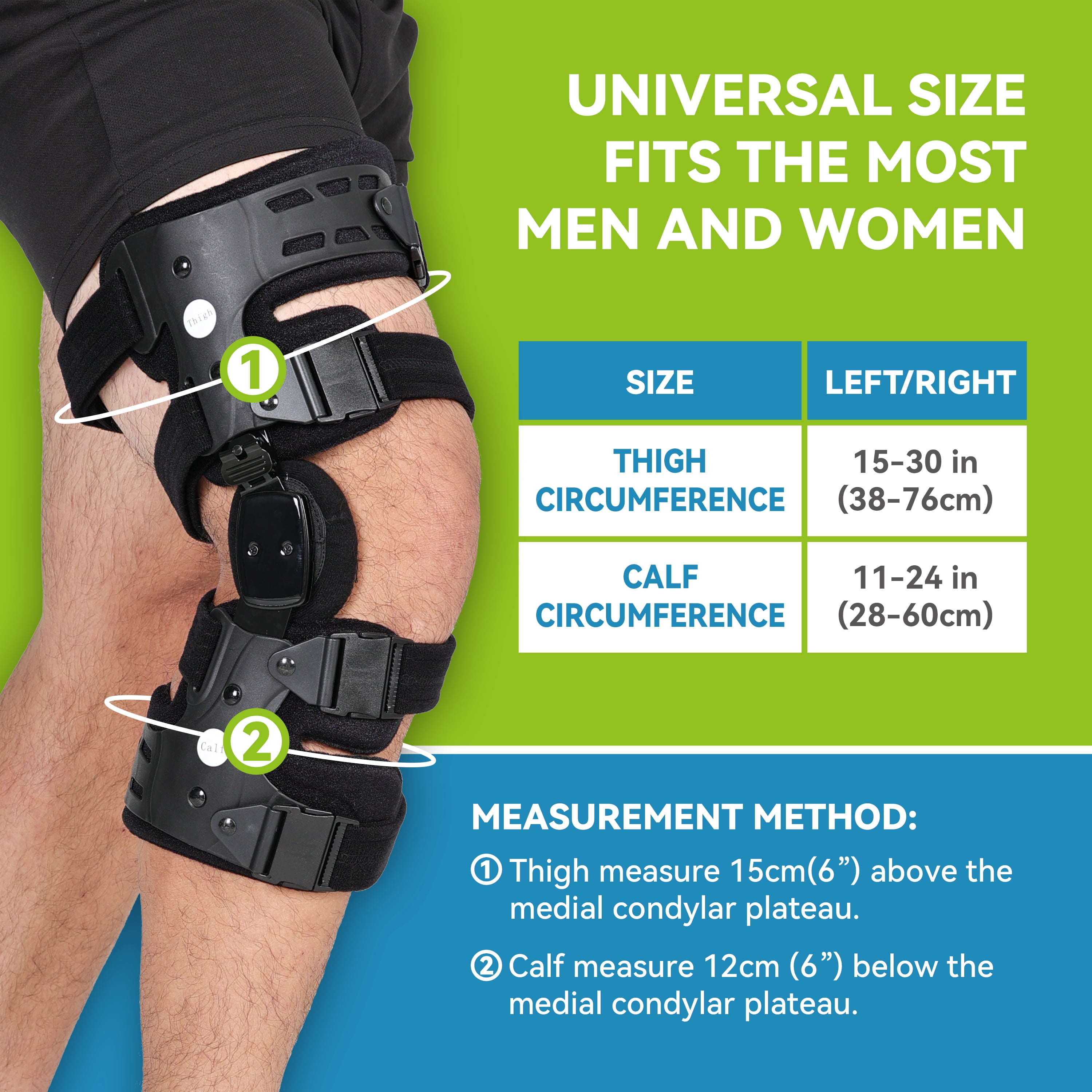 OA Unloader Knee Brace for Arthritis Pain Relief, Adjustable Support for Men & Women, Medial Stability for Bone-on-Bone (Right)