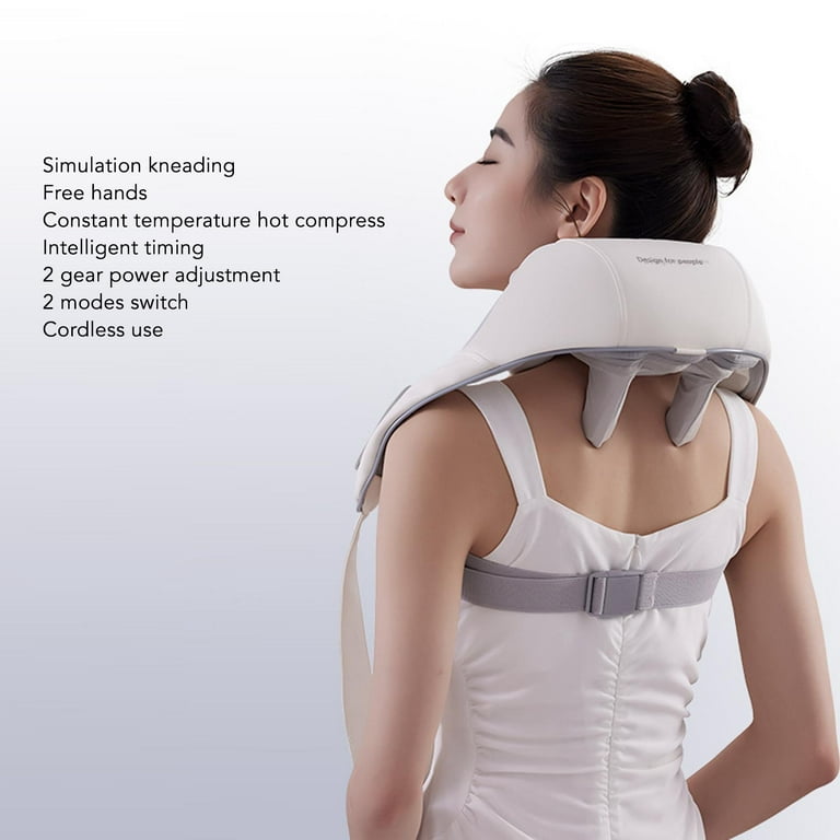 ALLJOY Shiatsu Back and Neck Massager Pillow with Soothing Heat 3D Deep  Tissue Kneading Leg Shoulder…See more ALLJOY Shiatsu Back and Neck Massager