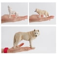 thumbnail image 4 of Animal Wolf Toys Realistic Forest Animal Wolf Figures Toy Set Educational Wolf Playset Model Figurines Collection Gift, 4 of 8