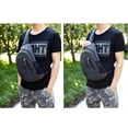 thumbnail image 2 of Men Sling Bag Canvas Casual Multipurpose Chest Bag Sling Backpack for Cycling, 2 of 6