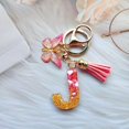 thumbnail image 2 of TRAHOO-Alphabet Initial Letter Keychains for Women Girls Tassel Butterfly Cute Keychain for Backpack School Bag, 2 of 4