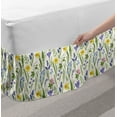 thumbnail image 2 of Ambesonne Multi-color Wrap Around and Gathered Microfiber Bed Skirt, Full, 2 of 2