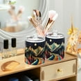 thumbnail image 3 of Yayeee 4 Pack Qtip Holder Bathroom Cotton Swab Canister with Lid Clear Dispenser Set, Evening Mountain Road, 3 of 6