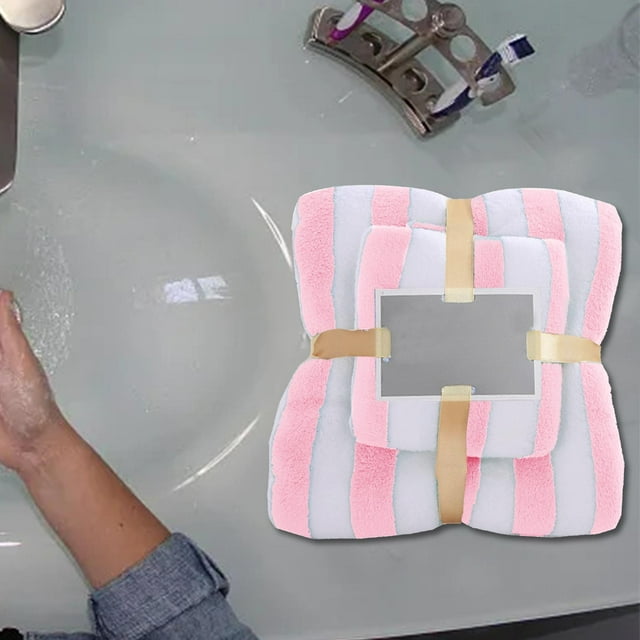 High Density Coral Towel And Bath Towel Set For Everyday Use With Superior Softness And Superior Absorbency Two In One