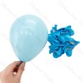thumbnail image 3 of 10/20/30 globos de cumpleaños azules de 5/10/12/18 pulgadas, globo de látex azul marino de metal para baby shower, cumpleaños, decoración de bodas, 3 of 5