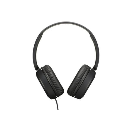 JVC - Powerful Sound On Ear Headphones - Black