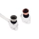 thumbnail image 4 of 2 Pipas de fumar de cristal con cabezal de metal - Pipas de pyrex de 12,5 mm - Pipa de fumar estética y elegante, 4 of 5