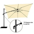 thumbnail image 4 of Abba Patio 11’ Vienna Offset Hanging Outdoor Cantilever Patio Umbrella, Beige, 4 of 8