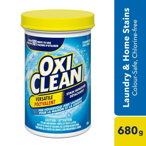 OxiClean All‑Purpose Stain Remover Powder for Household, Laundry, Carpet & Upholstery, Colour Safe, Chlorine Bleach Free, 680 g