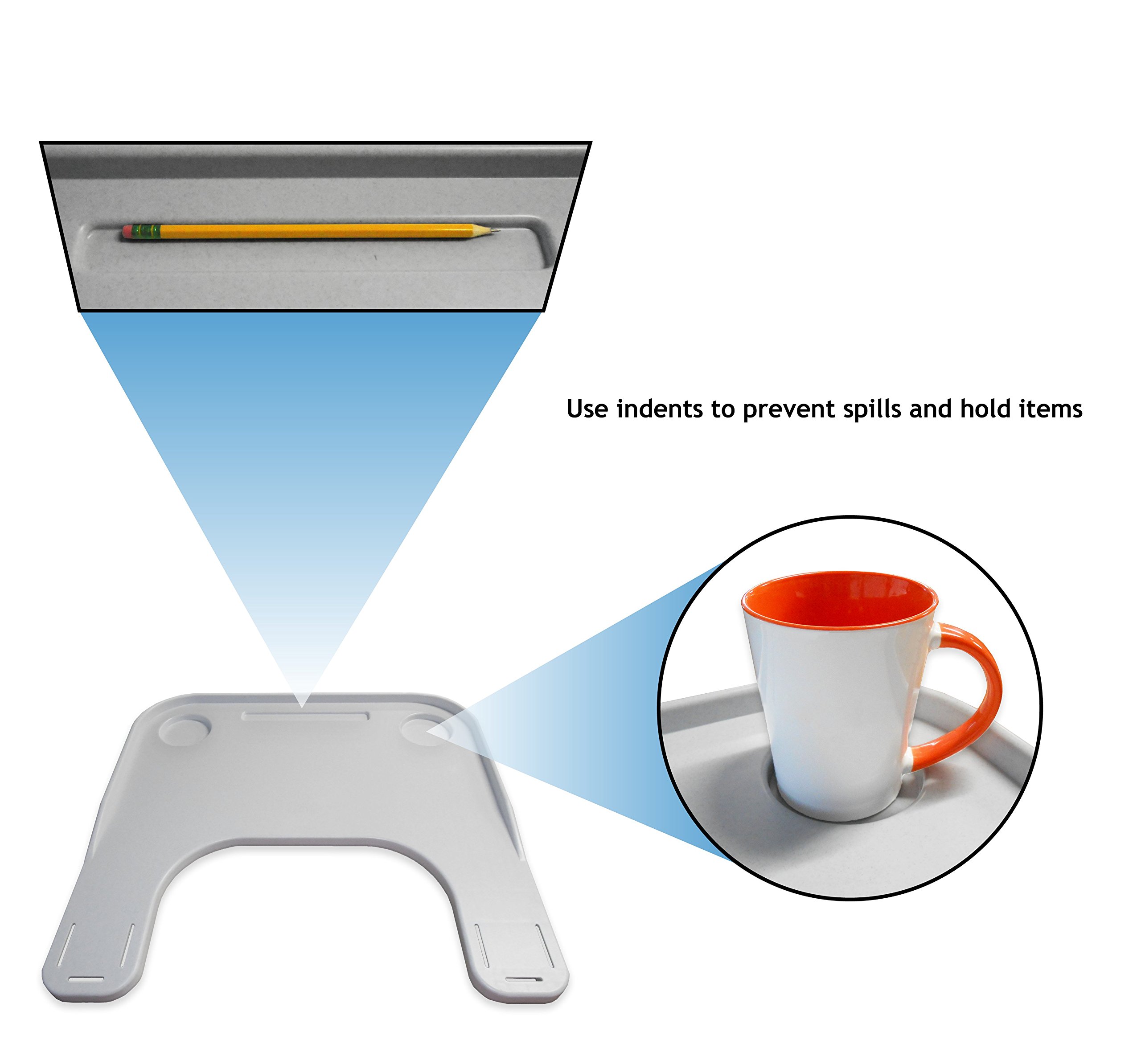Plastic Molded Wheelchair Lap Tray