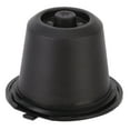 thumbnail image 3 of Reusable Coffee Capsule, 3pcs Household Coffee Capsules Filter Refillable Capsules Cup Fit with Cleaning Brush and Measuring Spoon[Black], 3 of 9