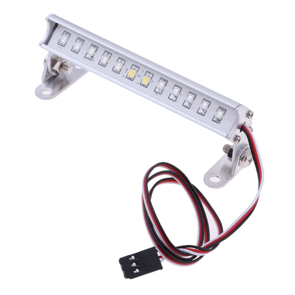 1/12 1/16 Scale RC Car Model 12 White Leds Roof Light Bar DIY Accessories A 
