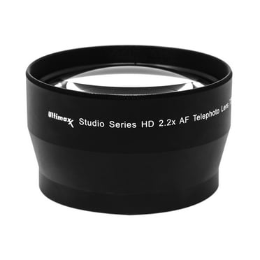 2.2x Professional Telephoto Lens 55mm with Protective Pouch
