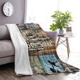 thumbnail image 3 of Dad Gifts Fathers Day Birthday Gifts from Daughter Throw Blanket,Gifts for Dad,Soft Fluffy Sherpa Warm Throw Blankets for Bed, Office and Couch, 3 of 6