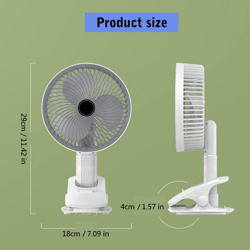 Multifuntional Clip Cooling Fan Detachable Base for Baby Strollers Mounting