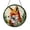 Acrylic 3.5 Inch, variant on Decorative Fox Stained Glass Window Hanging with Forest Theme and Soft Natural Light Effect
