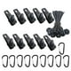 thumbnail image 4 of 30x/Set Clips para lona cuerdas de mosquetón herramientas de Camping Clip de lona de agarre reutilizable Estilo C, 4 of 8