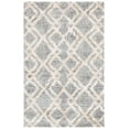 thumbnail image 2 of SAFAVIEH Berber Zachary Geometric Shag Area Rug, Gray/Cream, 3'3" x 5'3", 2 of 12