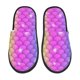 thumbnail image 1 of Fotbe Rainbow Scales2 Pantuflas Peludas para Mujer con Estampado, Zapatillas de Peluche, Zapatos de Invierno para Casa, Uso Interior y Exterior-Medium, 1 of 8