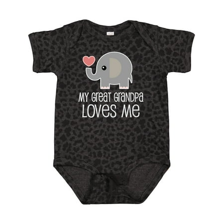 

Inktastic My Great Grandpa Loves Me Gift Baby Boy or Baby Girl Bodysuit
