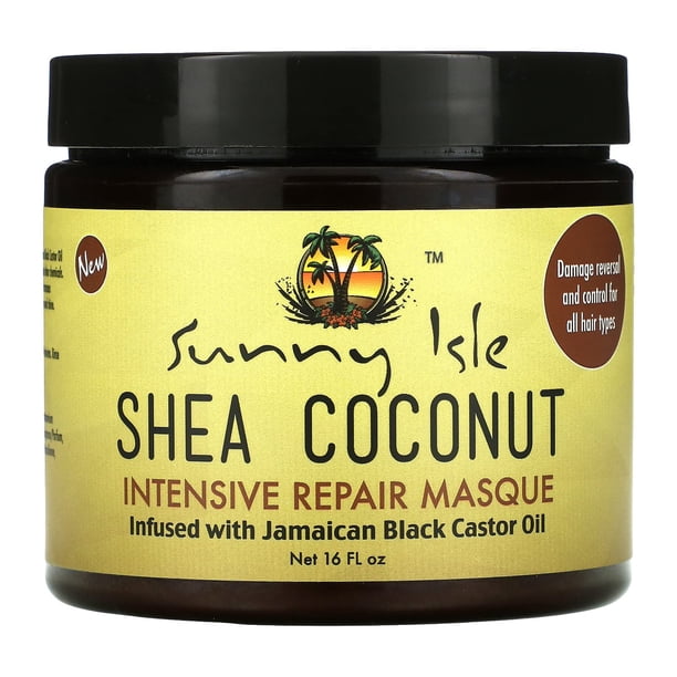 Hair Repair Masque Sunny Isle Shea Coconut 473mL w/ Oil